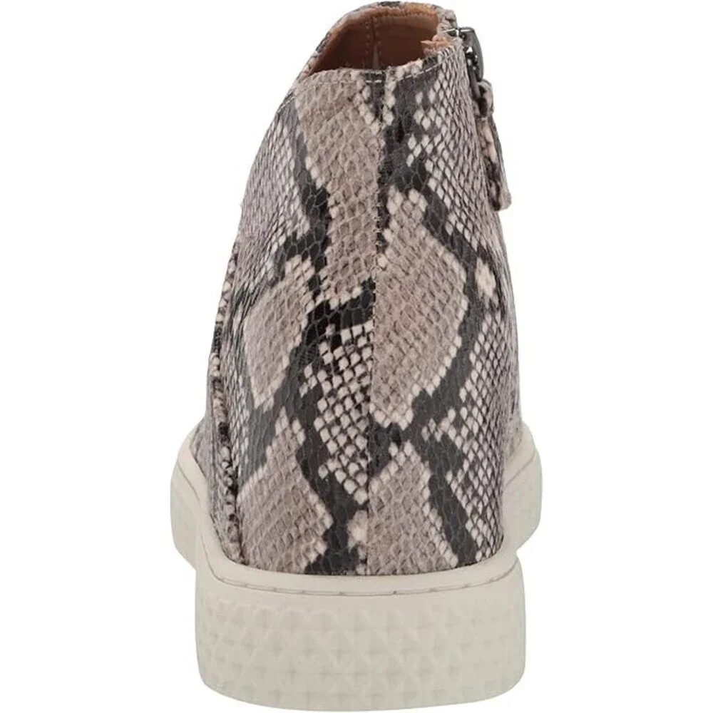 Aerosoles Zirah Shoes Womens US 8.5 Roccia Snakeskin Leather Sneakers JOBB1241